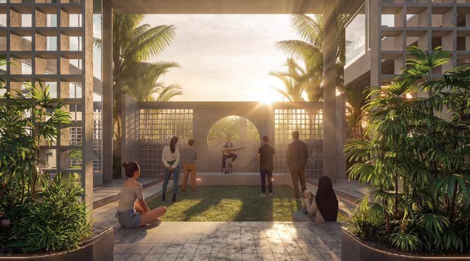 Mangalam-Momento-Amenities-Courtyard-Seating-Area